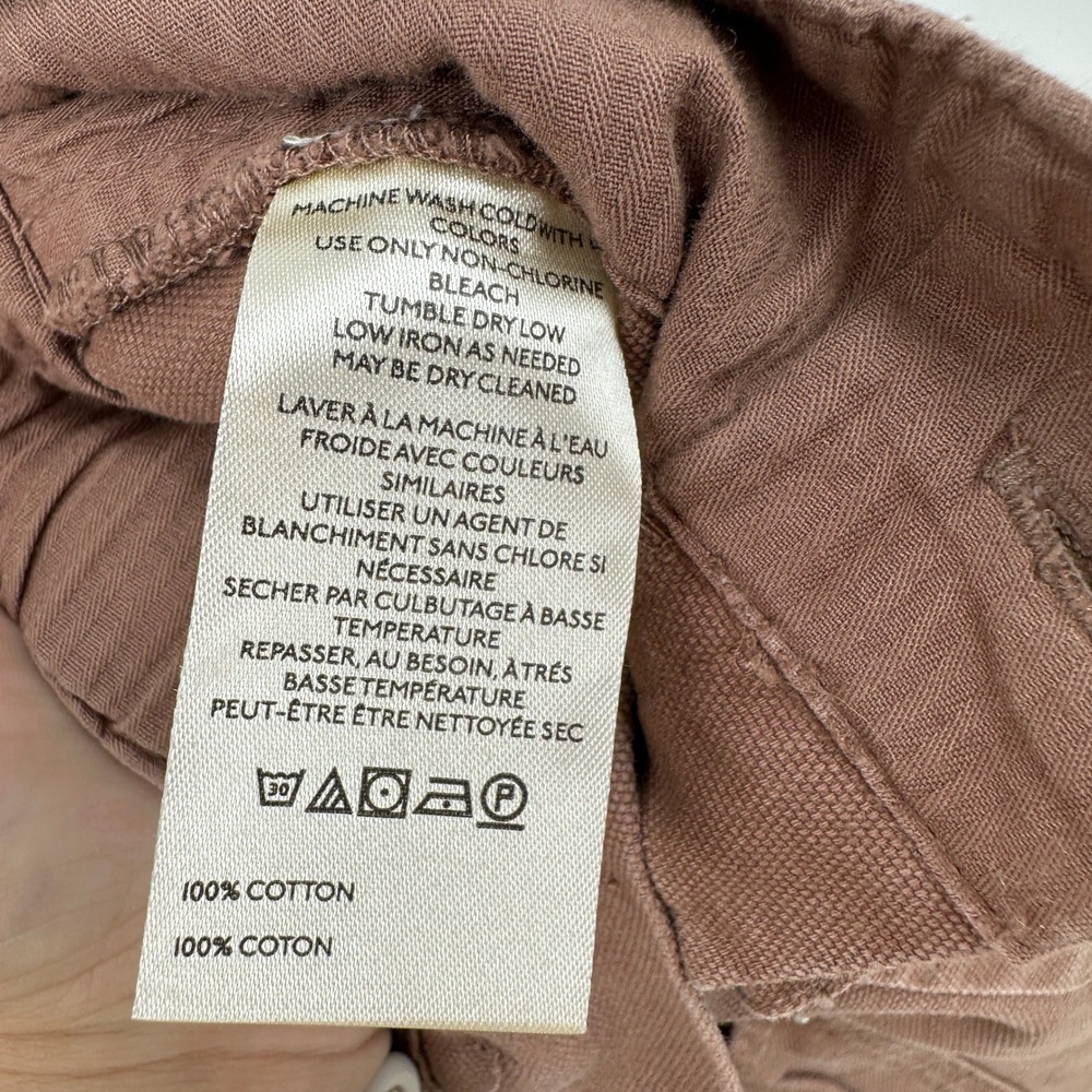 Free People Hayden Carpenter Pull-On Pants Trousers S Oversized Nature Neutral - Picture 8 of 9